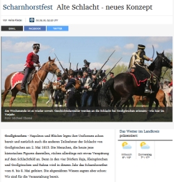 ”Alte Schlacht - neues Konzept” Mitteldeutsche Zeitung vom 02.05.2016 ”Alte Schlacht - neues Konzept” Mitteldeutsche Zeitung vom 02.05.2016