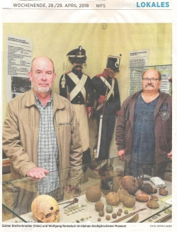 Eine Schlacht der anderen Dimension" Mitteldeutsche Zeitung vom 28.04.2018